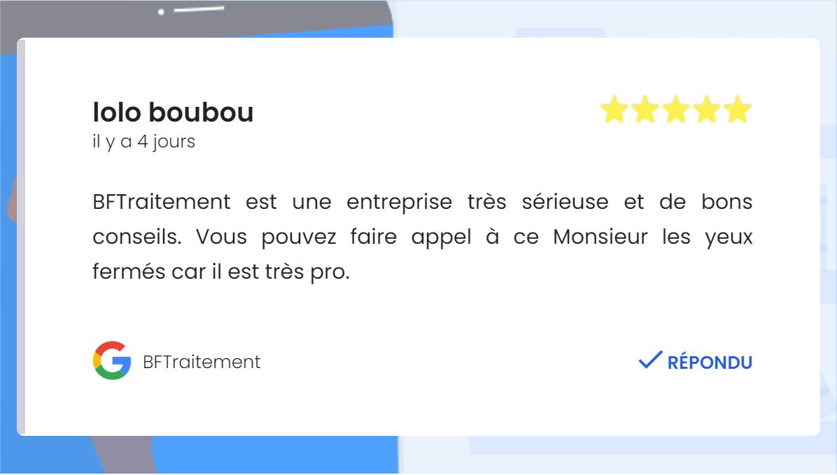 BFTraitement - Avis client